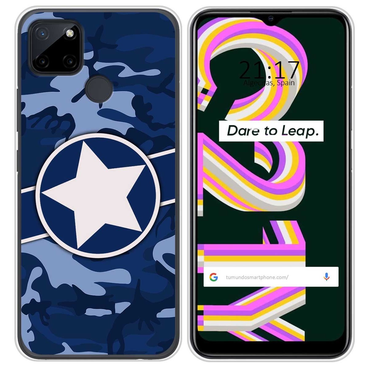 Funda Silicona para Realme C21Y / C25Y diseño Camuflaje 03 Dibujos