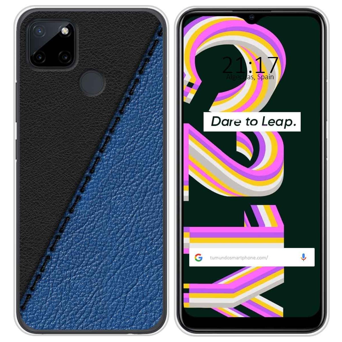 Funda Silicona para Realme C21Y / C25Y diseño Cuero 02 Dibujos