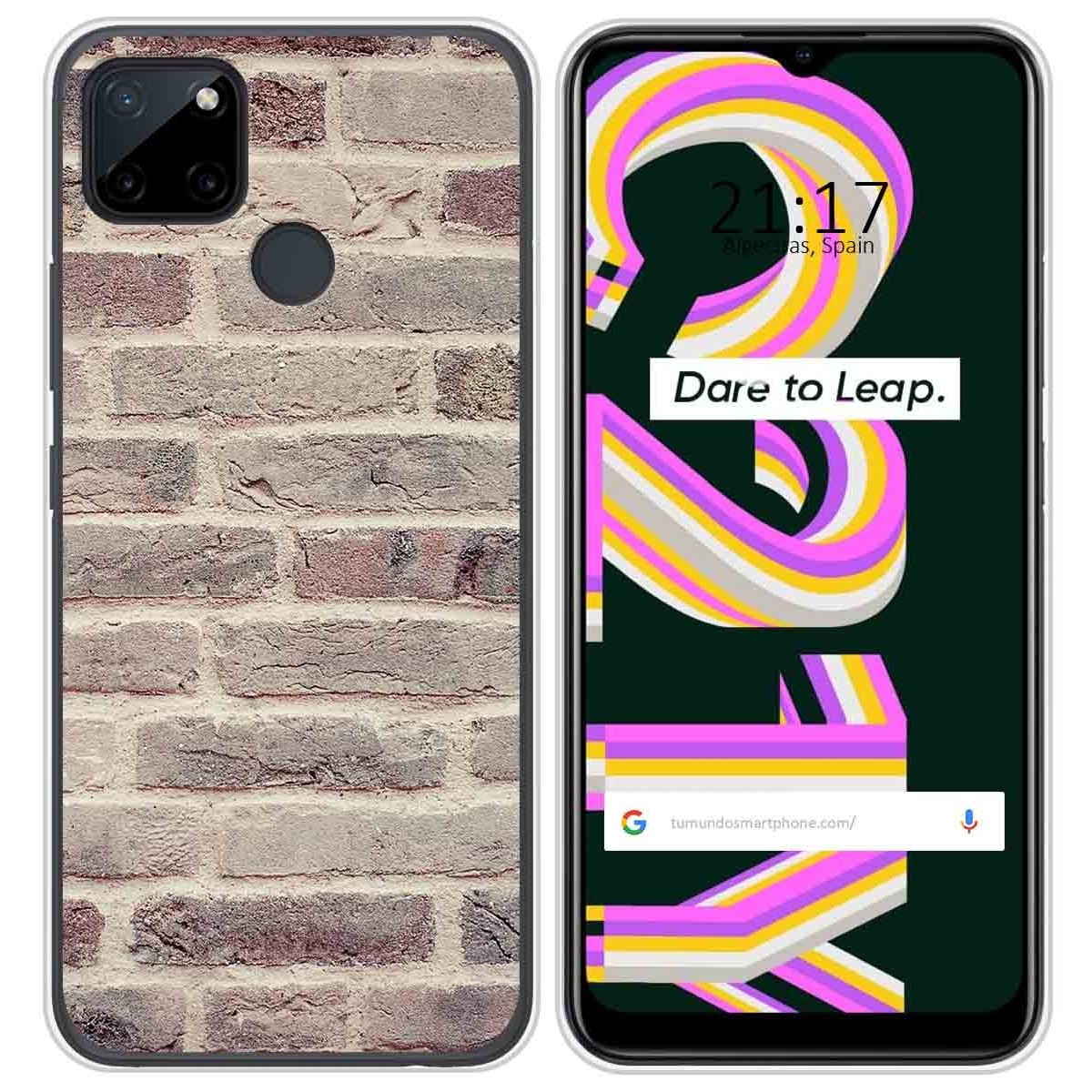 Funda Silicona para Realme C21Y / C25Y diseño Ladrillo 01 Dibujos