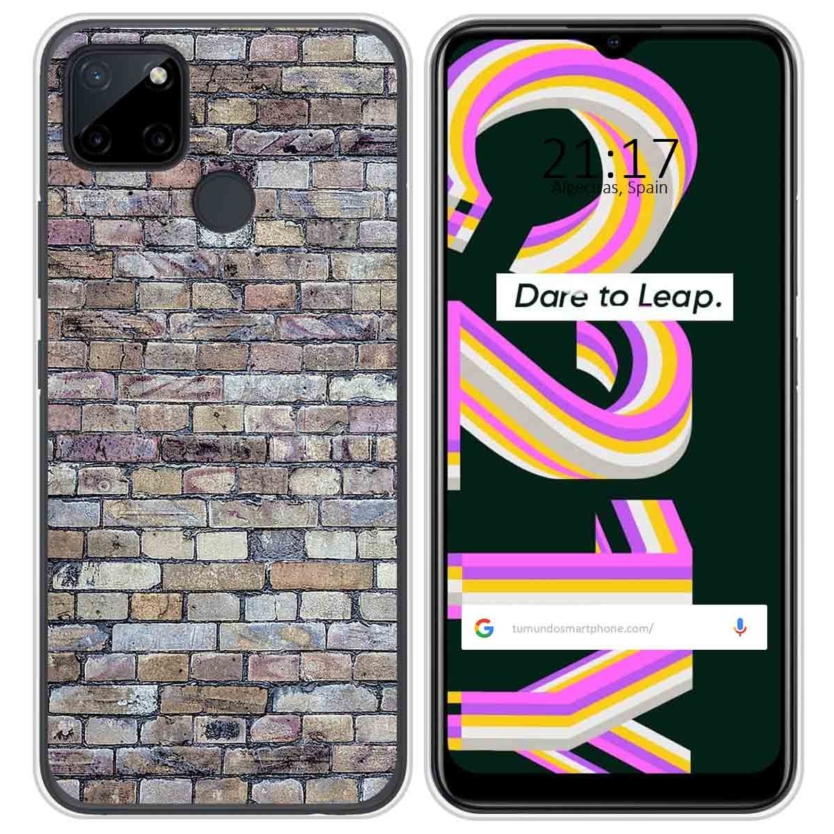Funda Silicona para Realme C21Y / C25Y diseño Ladrillo 02 Dibujos