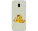 Funda Gel Tpu para Samsung Galaxy J3 (2017) Diseño Leones Dibujos