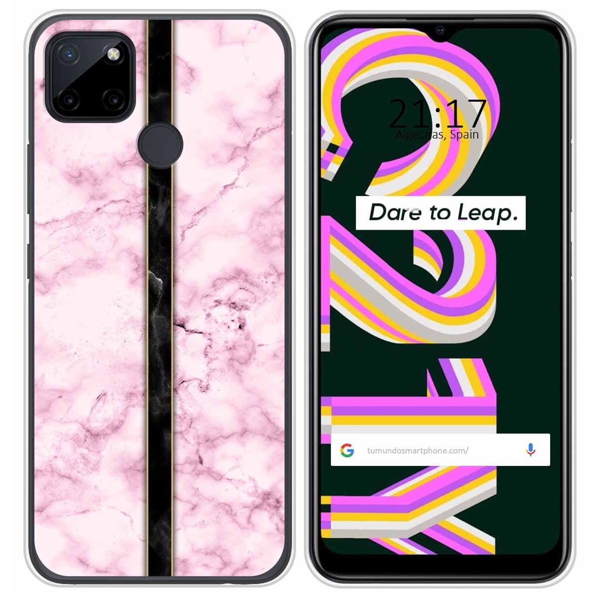 Funda Silicona para Realme C21Y / C25Y diseño Mármol 04 Dibujos