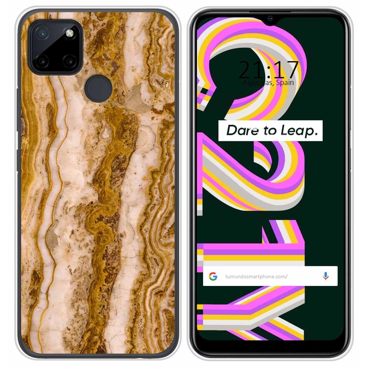 Funda Silicona para Realme C21Y / C25Y diseño Mármol 10 Dibujos