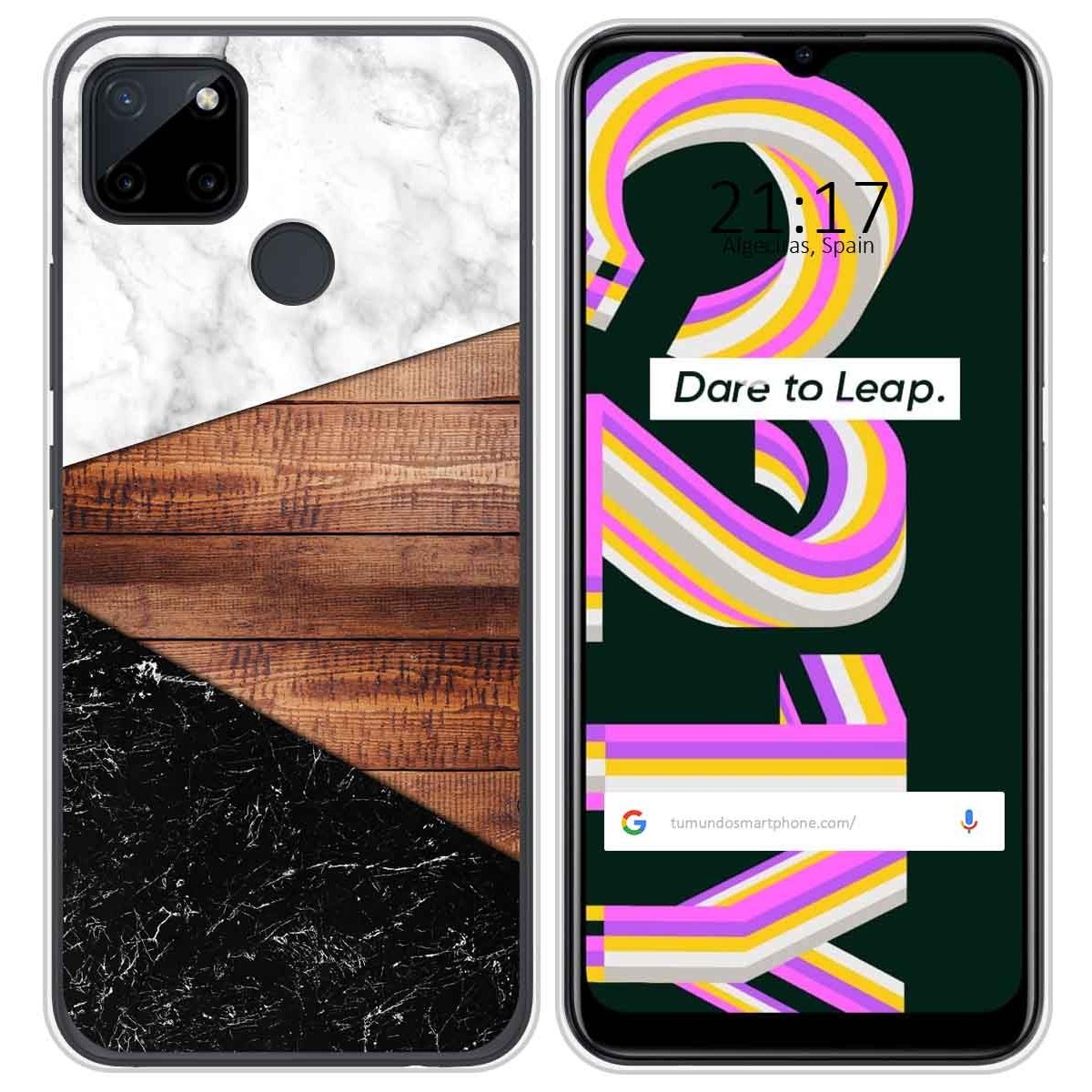 Funda Silicona para Realme C21Y / C25Y diseño Mármol 11 Dibujos