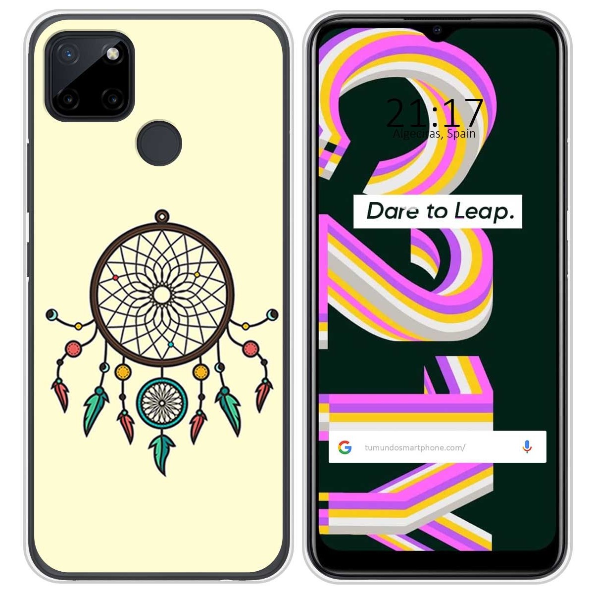 Funda Silicona para Realme C21Y / C25Y diseño Atrapasueños Dibujos