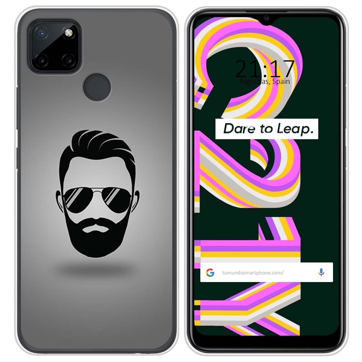 Funda Silicona para Realme C21Y / C25Y diseño Barba Dibujos