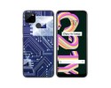 Funda Silicona para Realme C21Y / C25Y diseño Circuito Dibujos