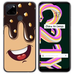 Funda Silicona para Realme C21Y / C25Y diseño Helado Chocolate Dibujos