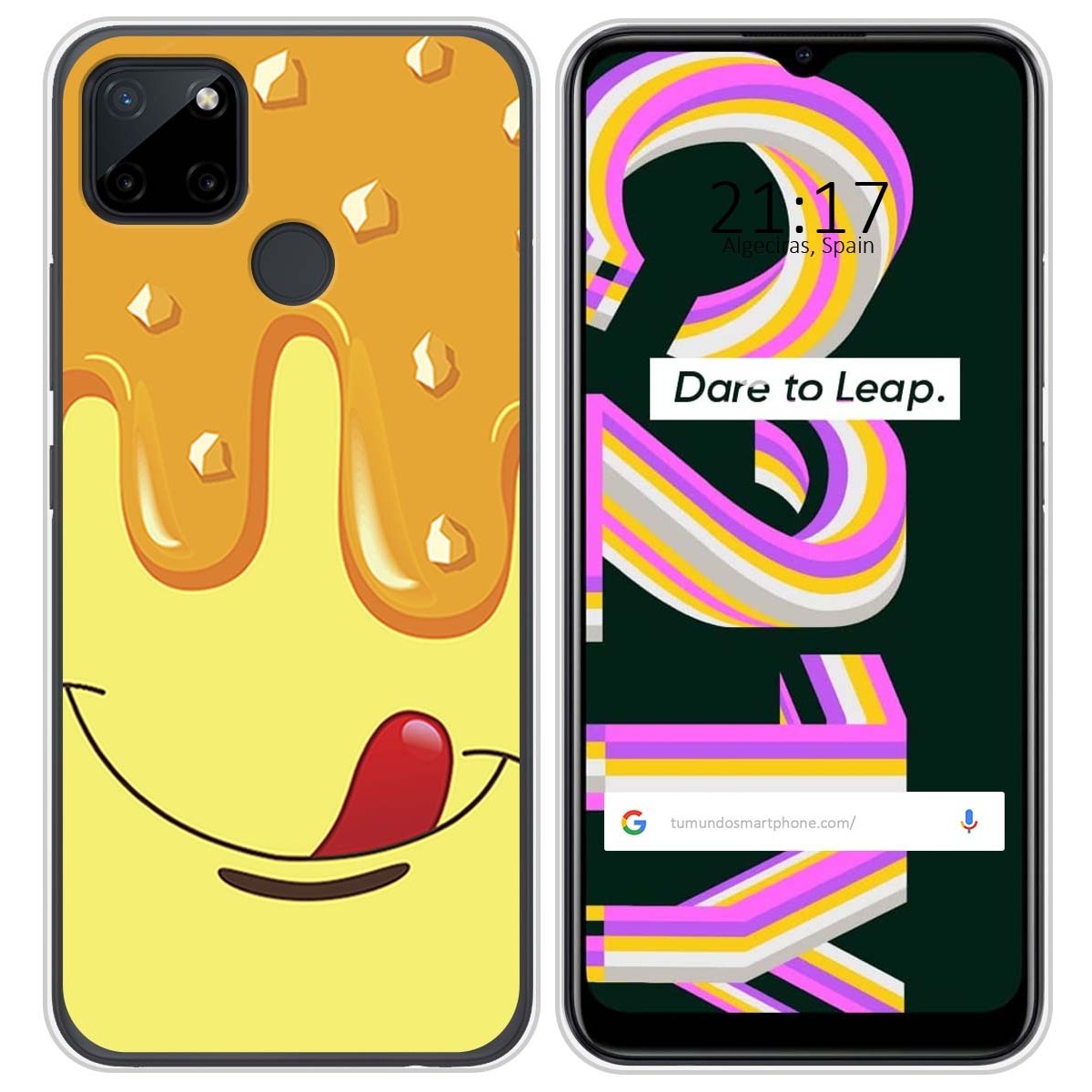 Funda Silicona para Realme C21Y / C25Y diseño Helado Vainilla Dibujos