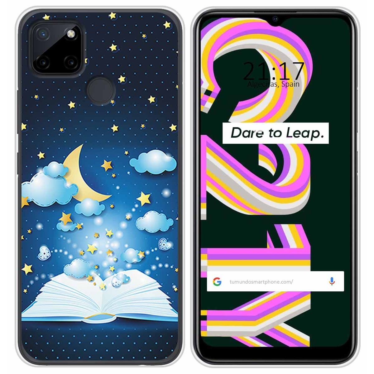 Funda Silicona para Realme C21Y / C25Y diseño Libro Cuentos Dibujos
