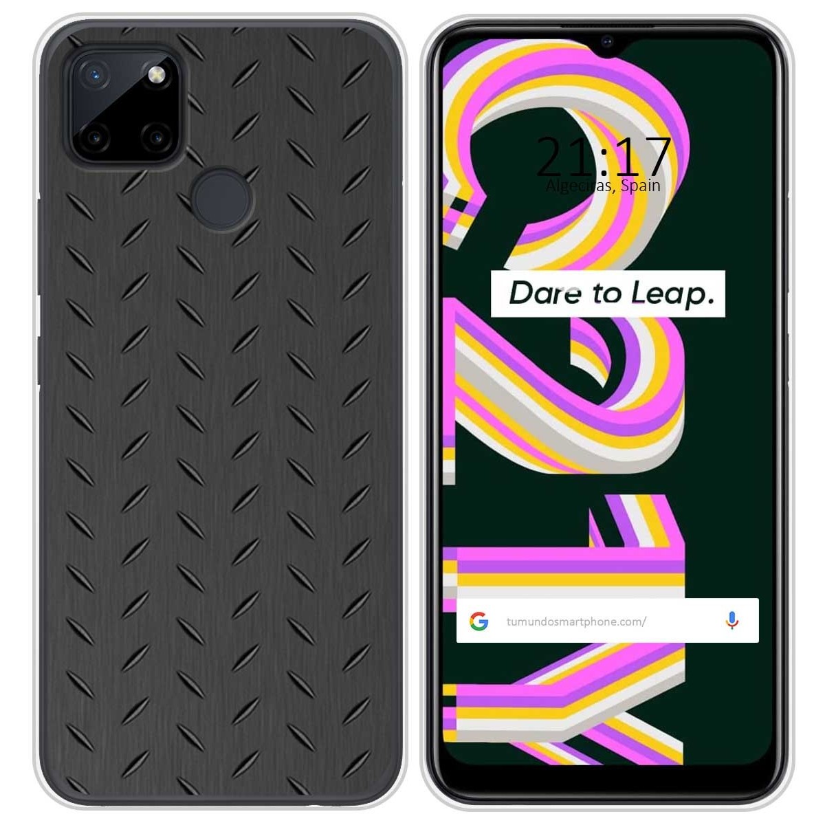 Funda Silicona para Realme C21Y / C25Y diseño Metal Dibujos