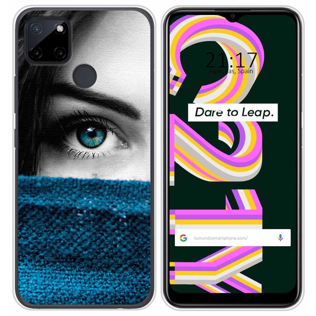Funda Silicona para Realme C21Y / C25Y diseño Ojo Dibujos