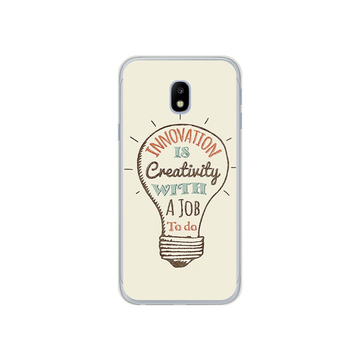 Funda Gel Tpu para Samsung Galaxy J3 (2017) Diseño Creativity Dibujos