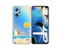 Funda Silicona Transparente para Realme GT NEO 2 5G diseño Playa Dibujos
