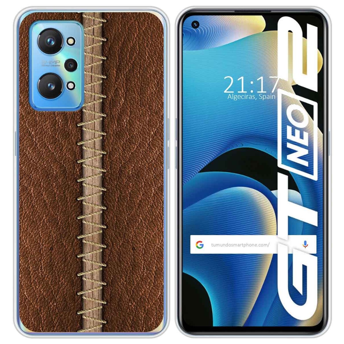 Funda Silicona para Realme GT NEO 2 5G diseño Cuero 01 Dibujos