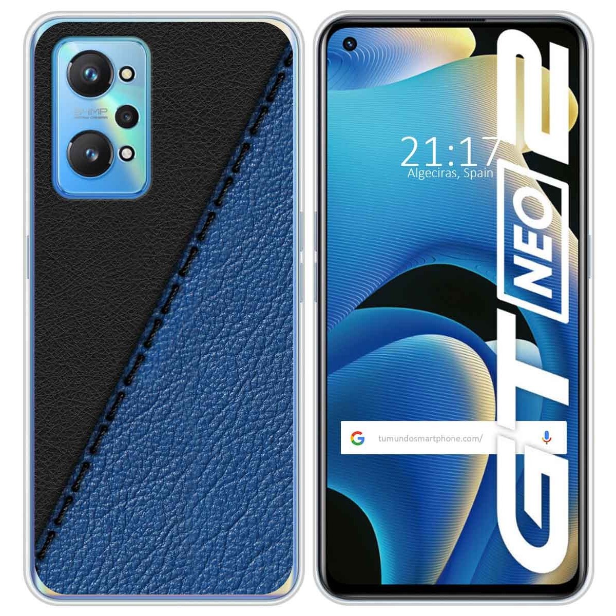 Funda Silicona para Realme GT NEO 2 5G diseño Cuero 02 Dibujos