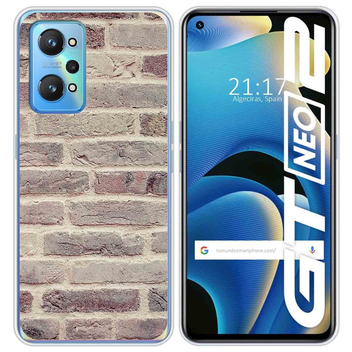 Funda Silicona para Realme GT NEO 2 5G diseño Ladrillo 01 Dibujos
