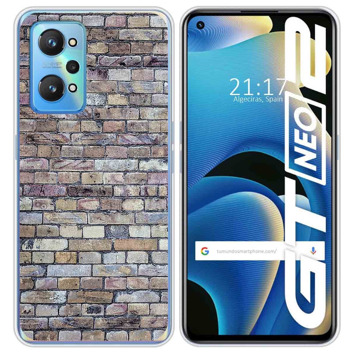 Funda Silicona para Realme GT NEO 2 5G diseño Ladrillo 02 Dibujos
