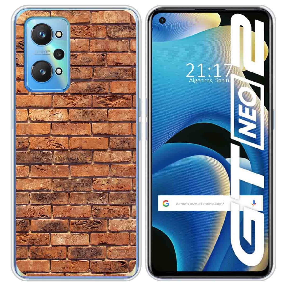 Funda Silicona para Realme GT NEO 2 5G diseño Ladrillo 04 Dibujos