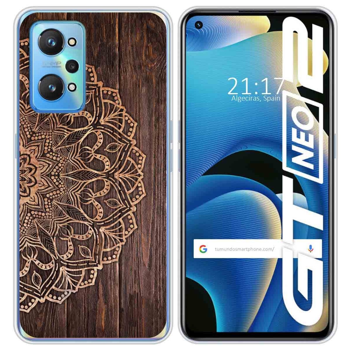 Funda Silicona para Realme GT NEO 2 5G diseño Madera 06 Dibujos