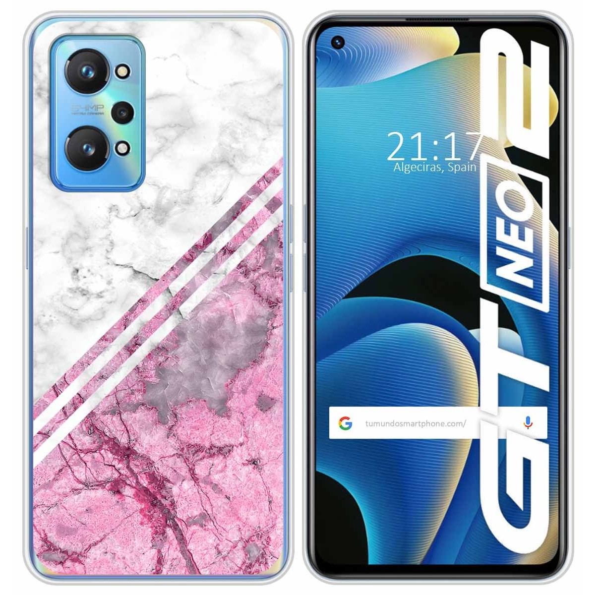 Funda Silicona para Realme GT NEO 2 5G diseño Mármol 03 Dibujos