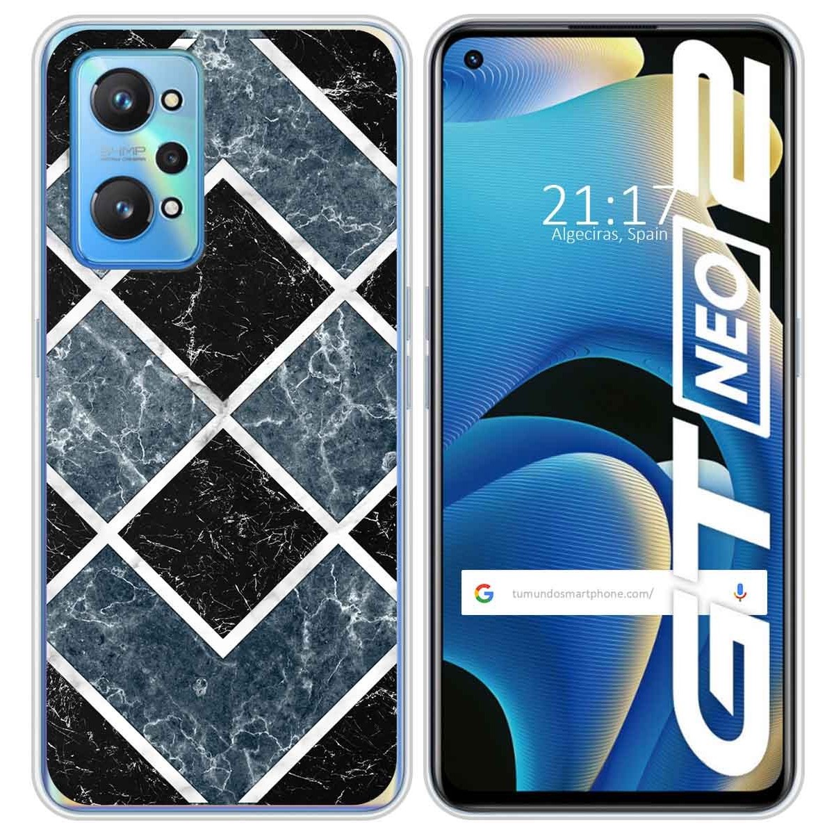 Funda Silicona para Realme GT NEO 2 5G diseño Mármol 06 Dibujos