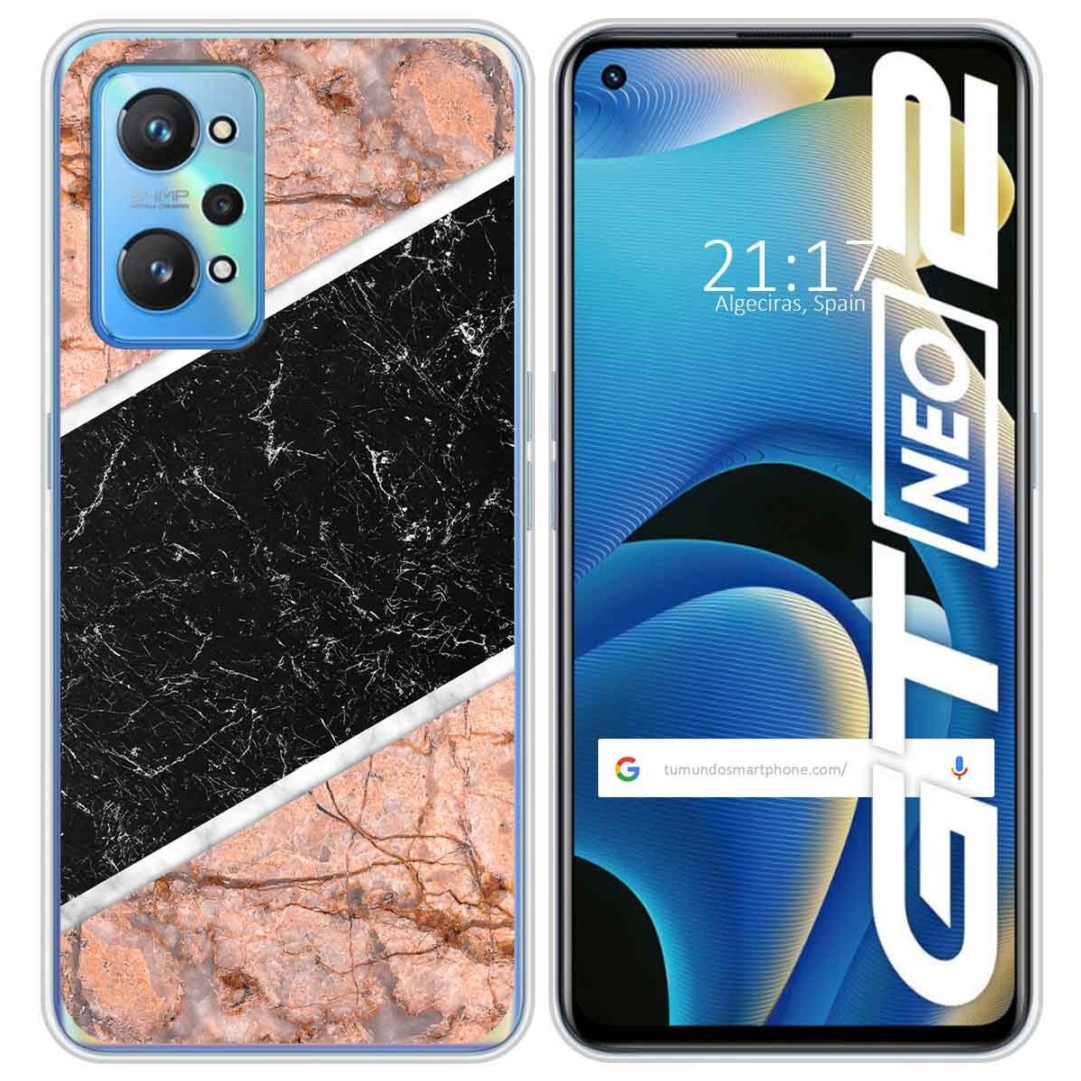 Funda Silicona para Realme GT NEO 2 5G diseño Mármol 07 Dibujos