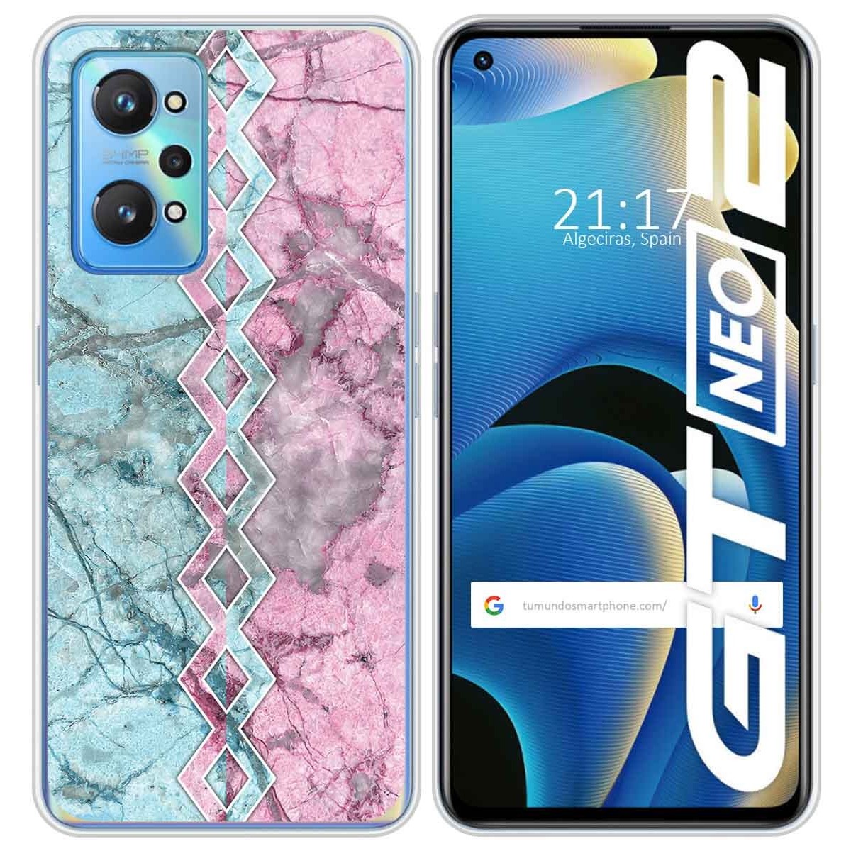 Funda Silicona para Realme GT NEO 2 5G diseño Mármol 08 Dibujos