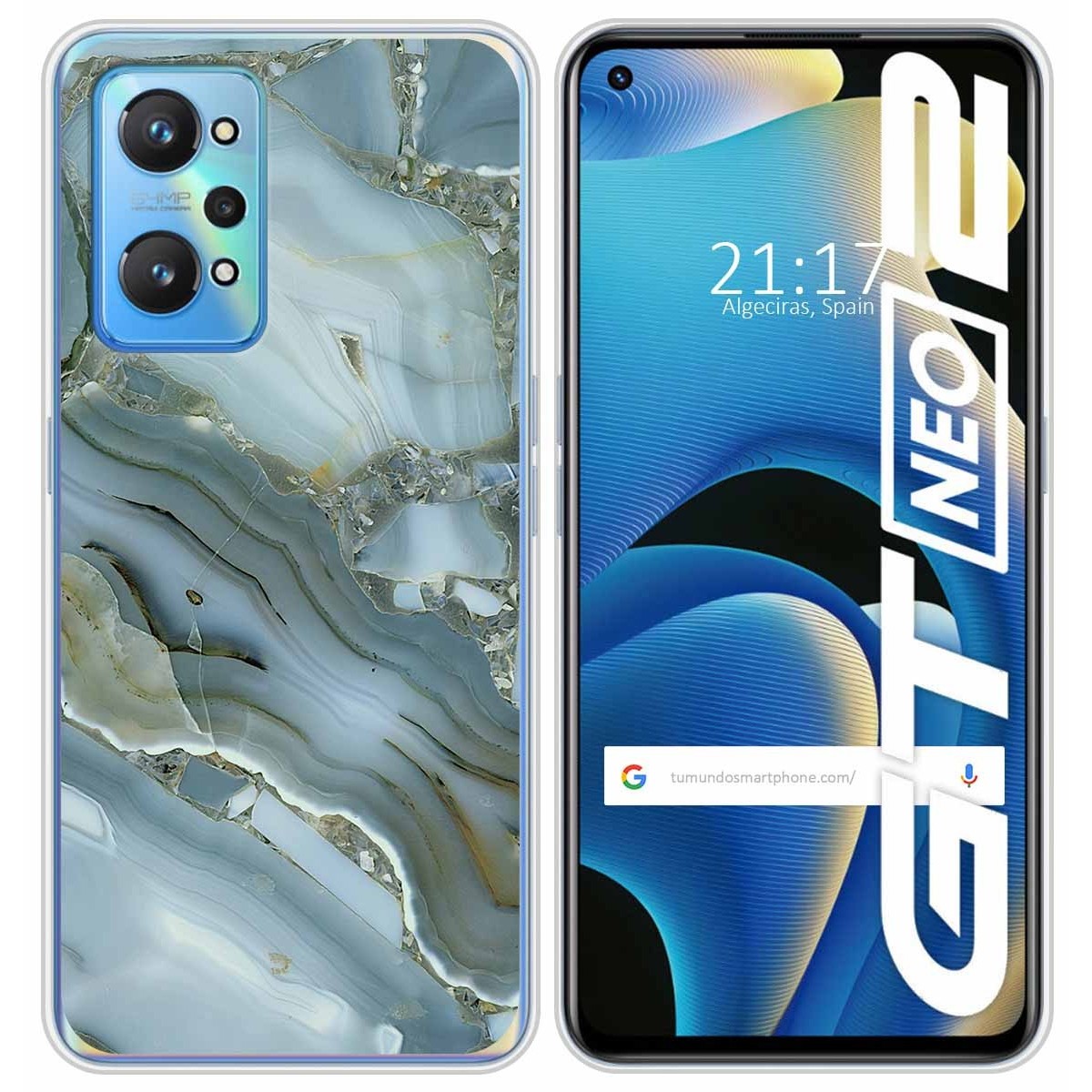 Funda Silicona para Realme GT NEO 2 5G diseño Mármol 09 Dibujos