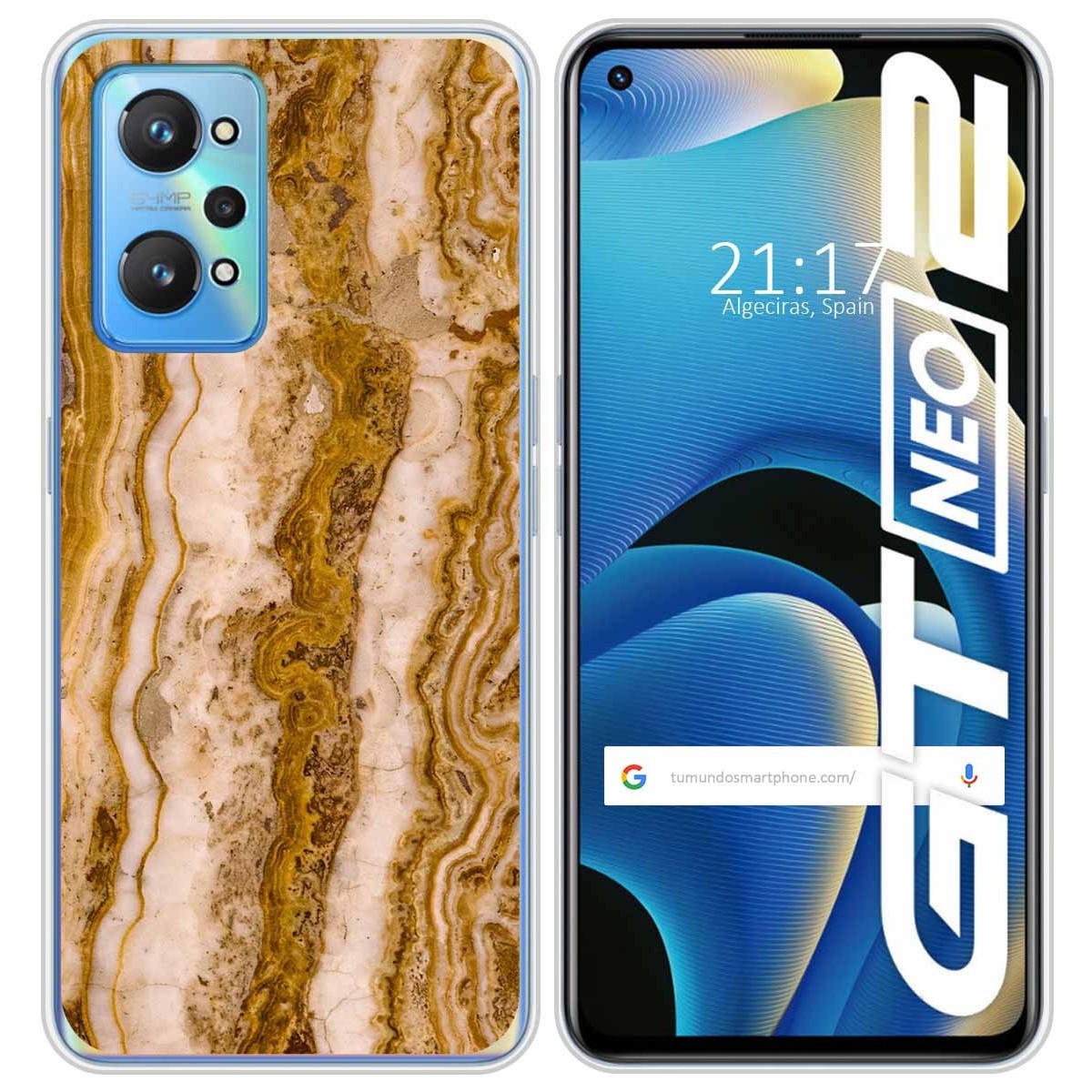 Funda Silicona para Realme GT NEO 2 5G diseño Mármol 10 Dibujos