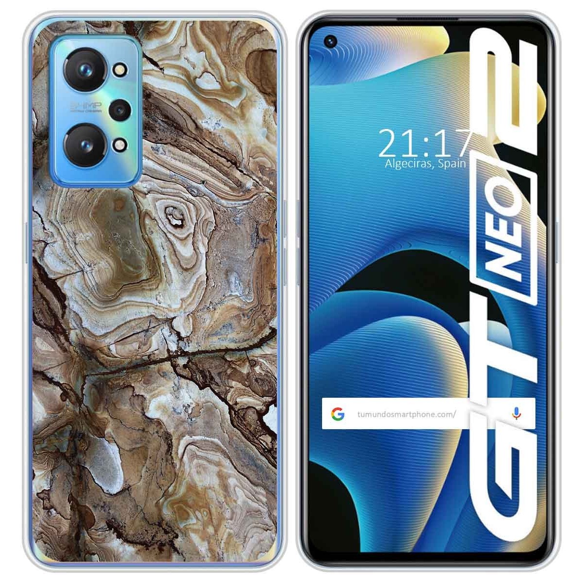 Funda Silicona para Realme GT NEO 2 5G diseño Mármol 14 Dibujos