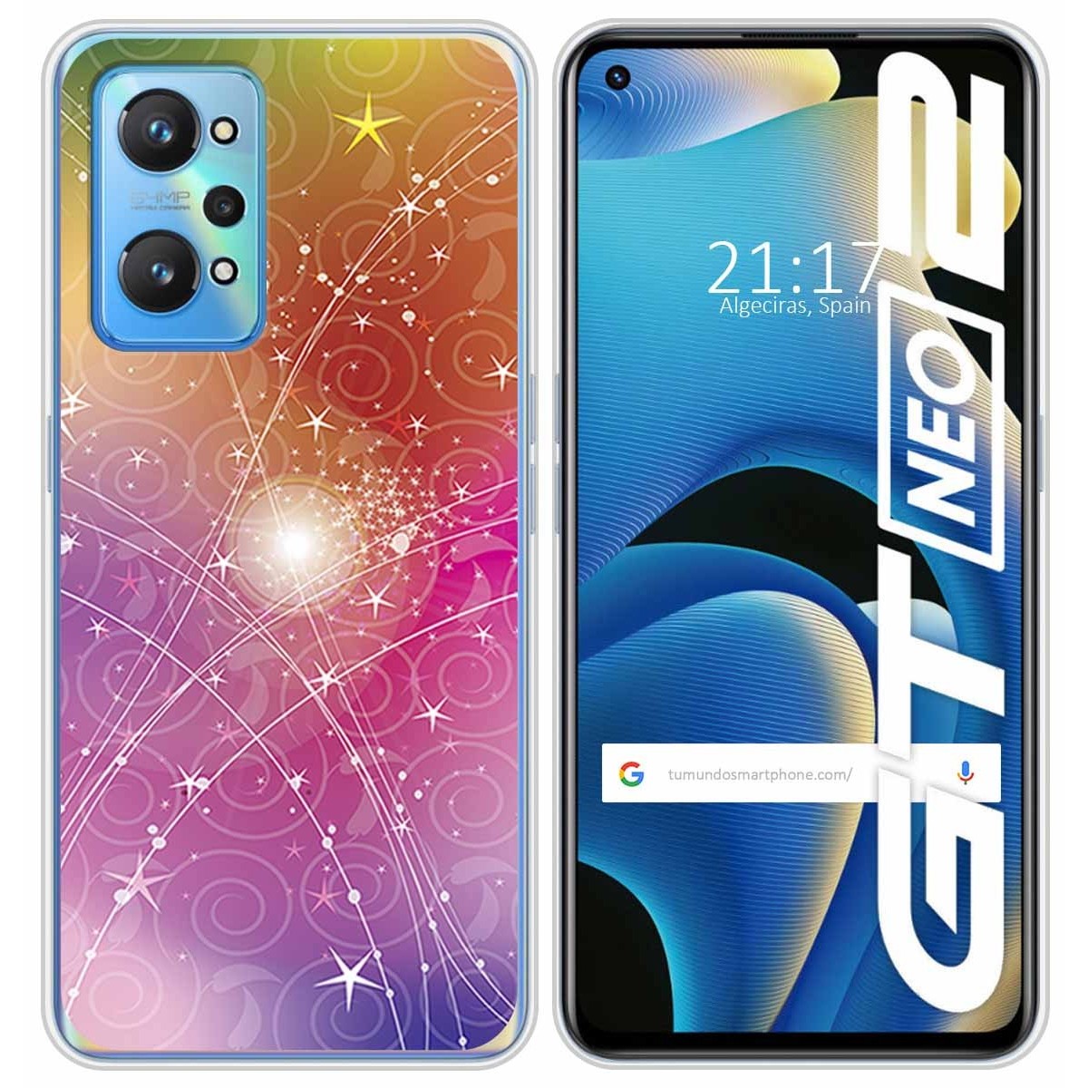 Funda Silicona para Realme GT NEO 2 5G diseño Abstracto Dibujos
