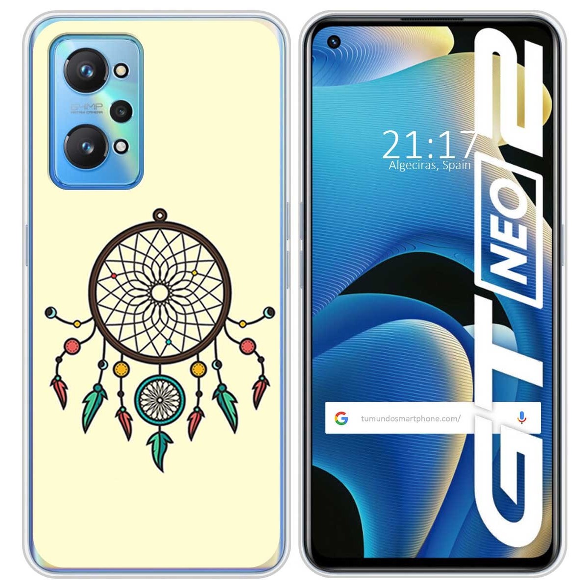 Funda Silicona para Realme GT NEO 2 5G diseño Atrapasueños Dibujos