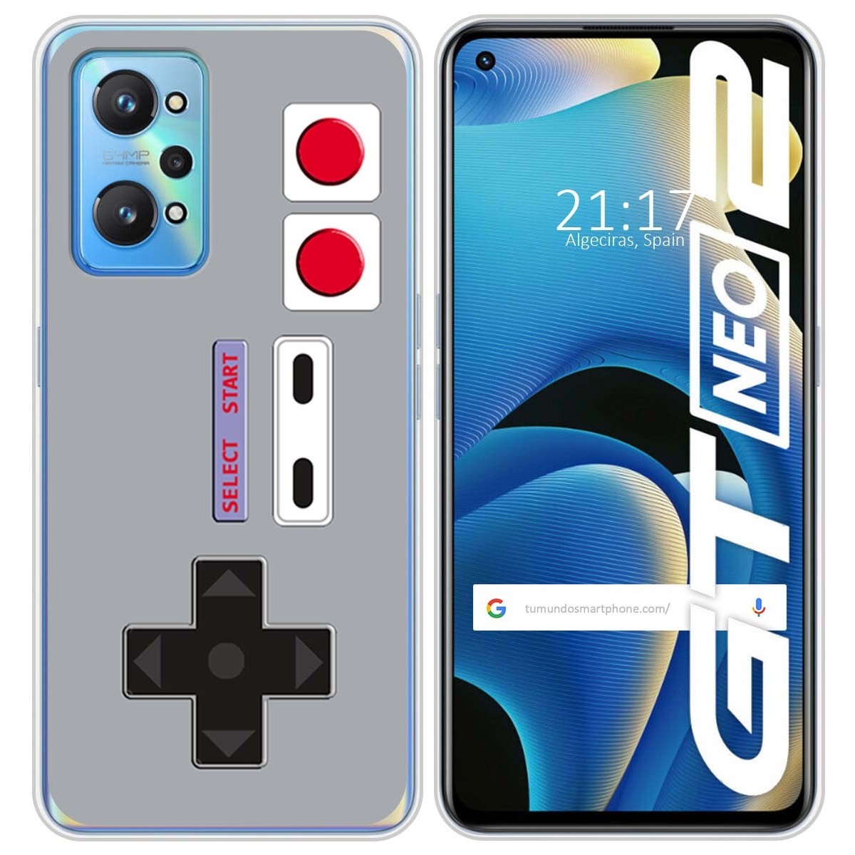 Funda Silicona para Realme GT NEO 2 5G diseño Consola Dibujos