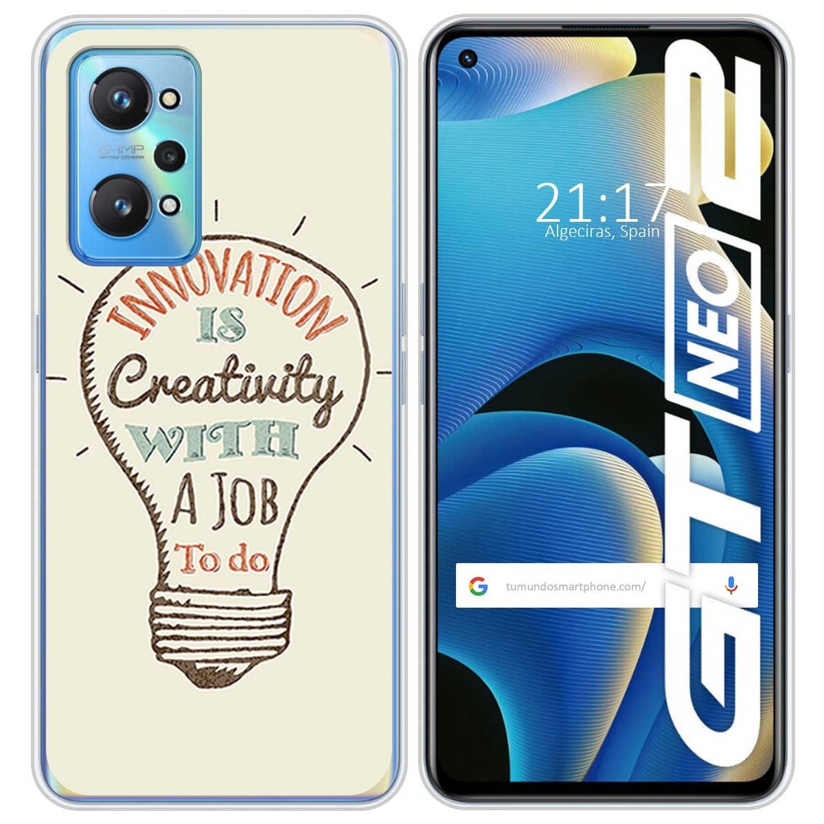 Funda Silicona para Realme GT NEO 2 5G diseño Creativity Dibujos