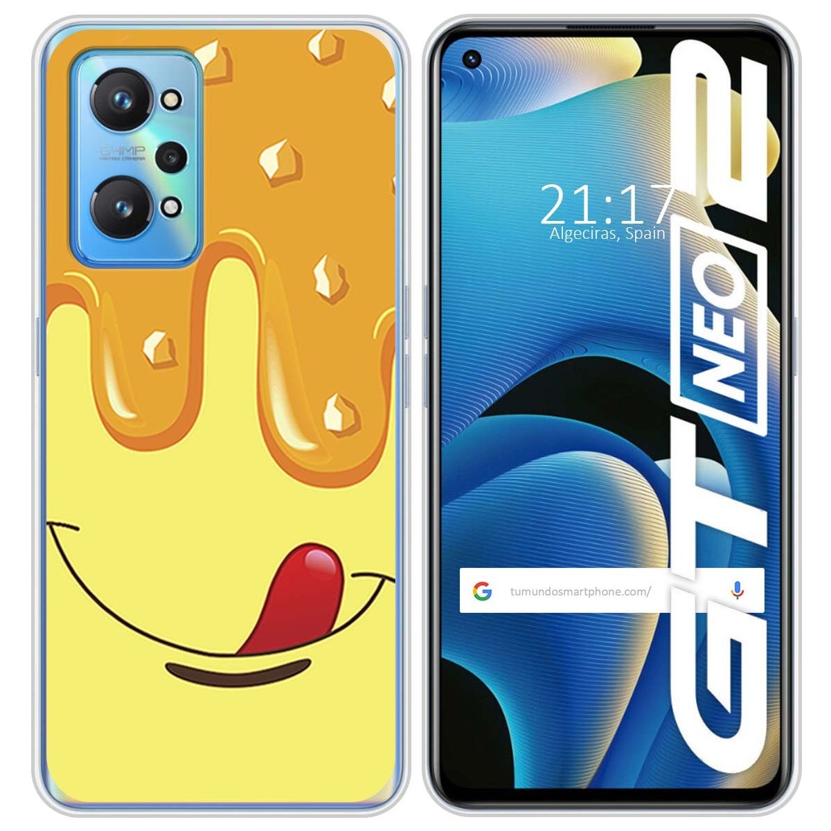 Funda Silicona para Realme GT NEO 2 5G diseño Helado Vainilla Dibujos
