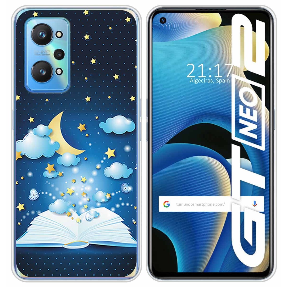 Funda Silicona para Realme GT NEO 2 5G diseño Libro Cuentos Dibujos