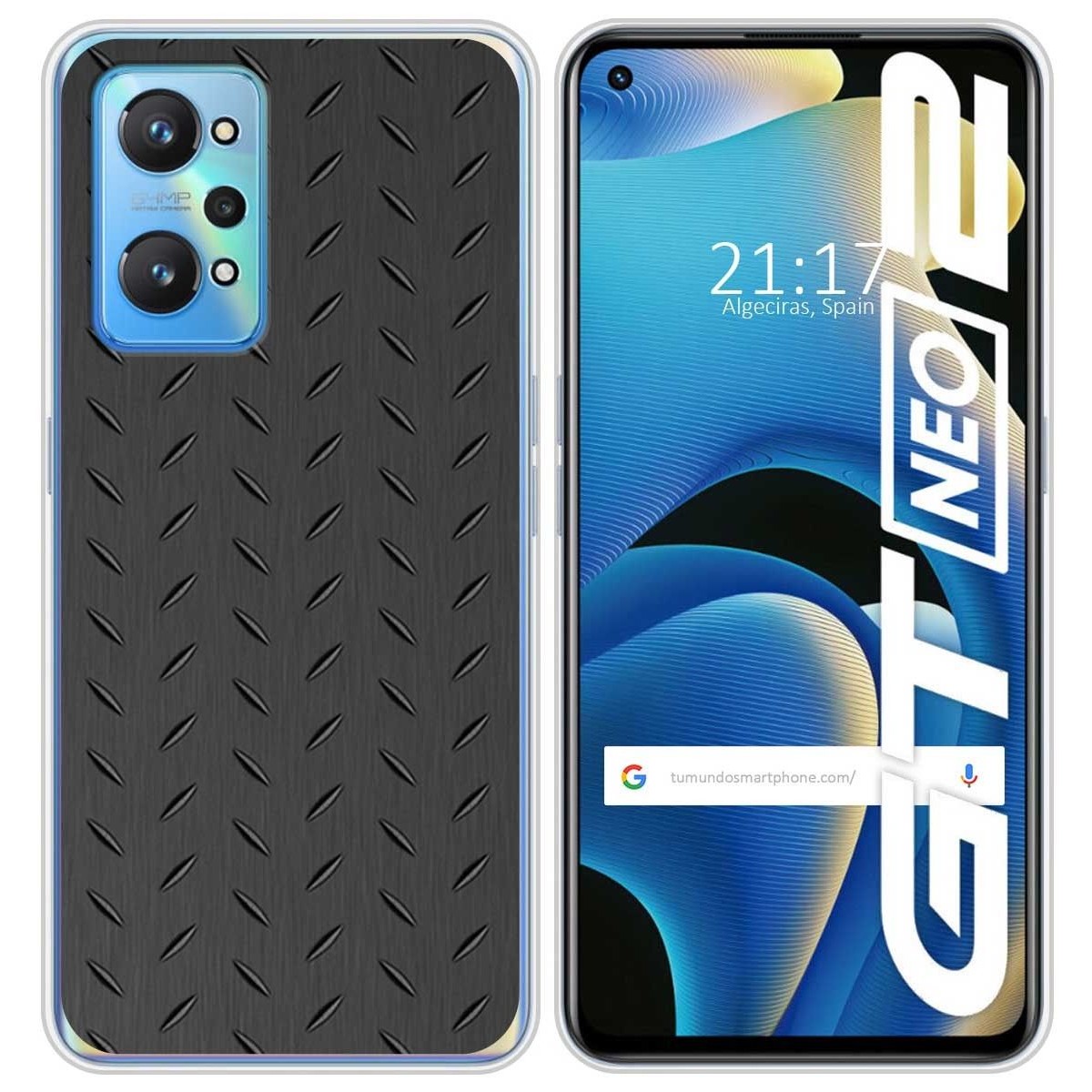 Funda Silicona para Realme GT NEO 2 5G diseño Metal Dibujos