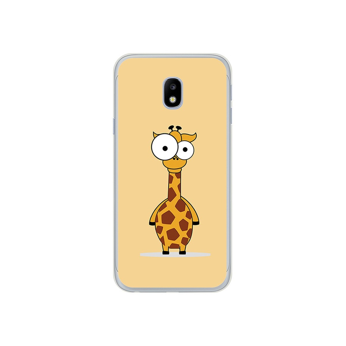 Funda Gel Tpu para Samsung Galaxy J3 (2017) Diseño Jirafa Dibujos