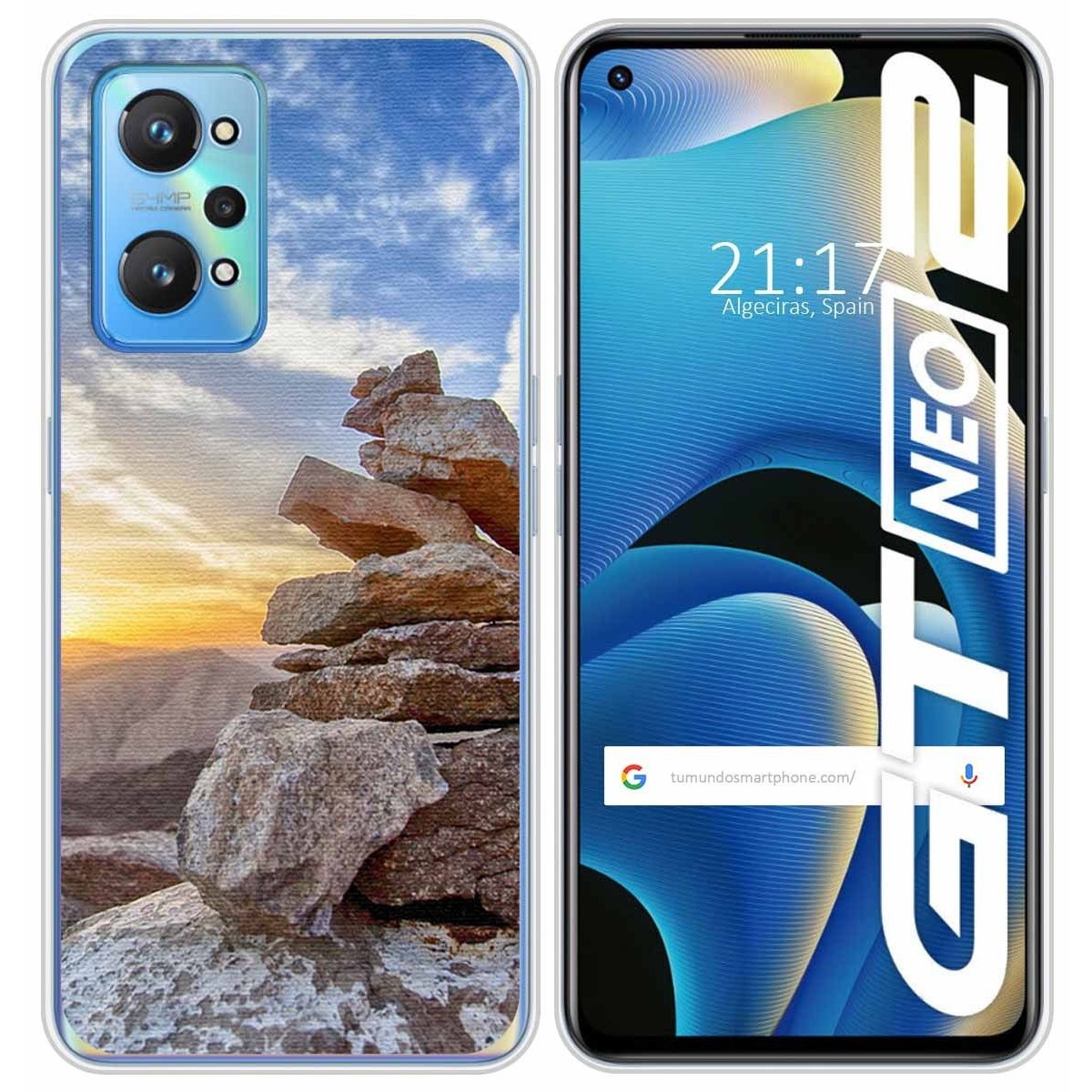 Funda Silicona para Realme GT NEO 2 5G diseño Sunset Dibujos