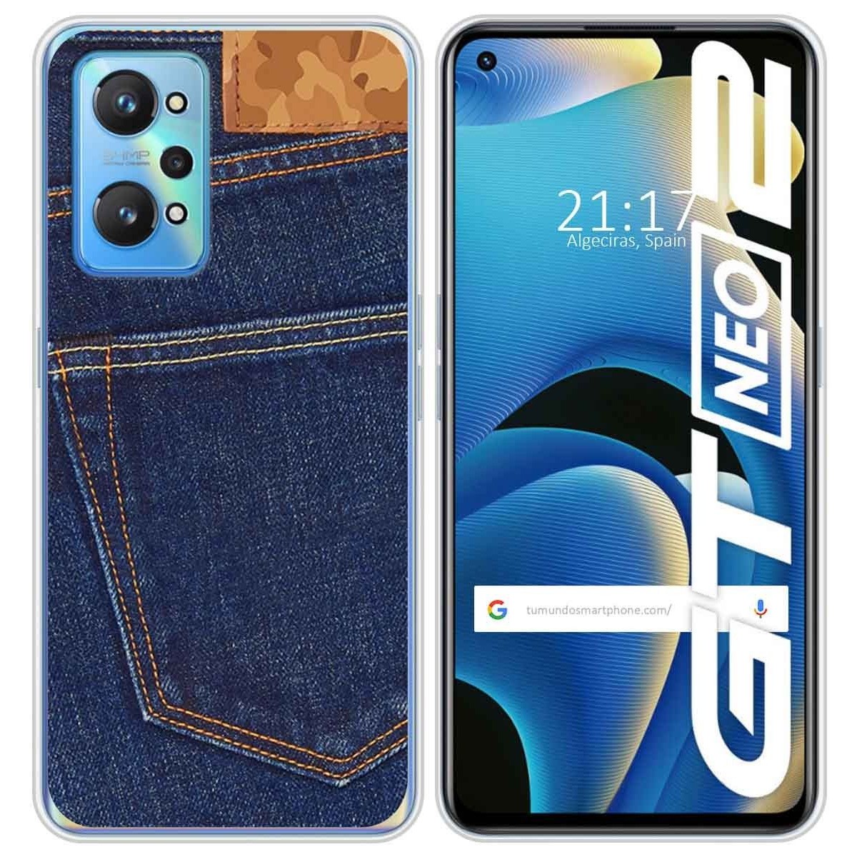 Funda Silicona para Realme GT NEO 2 5G diseño Vaquero Dibujos