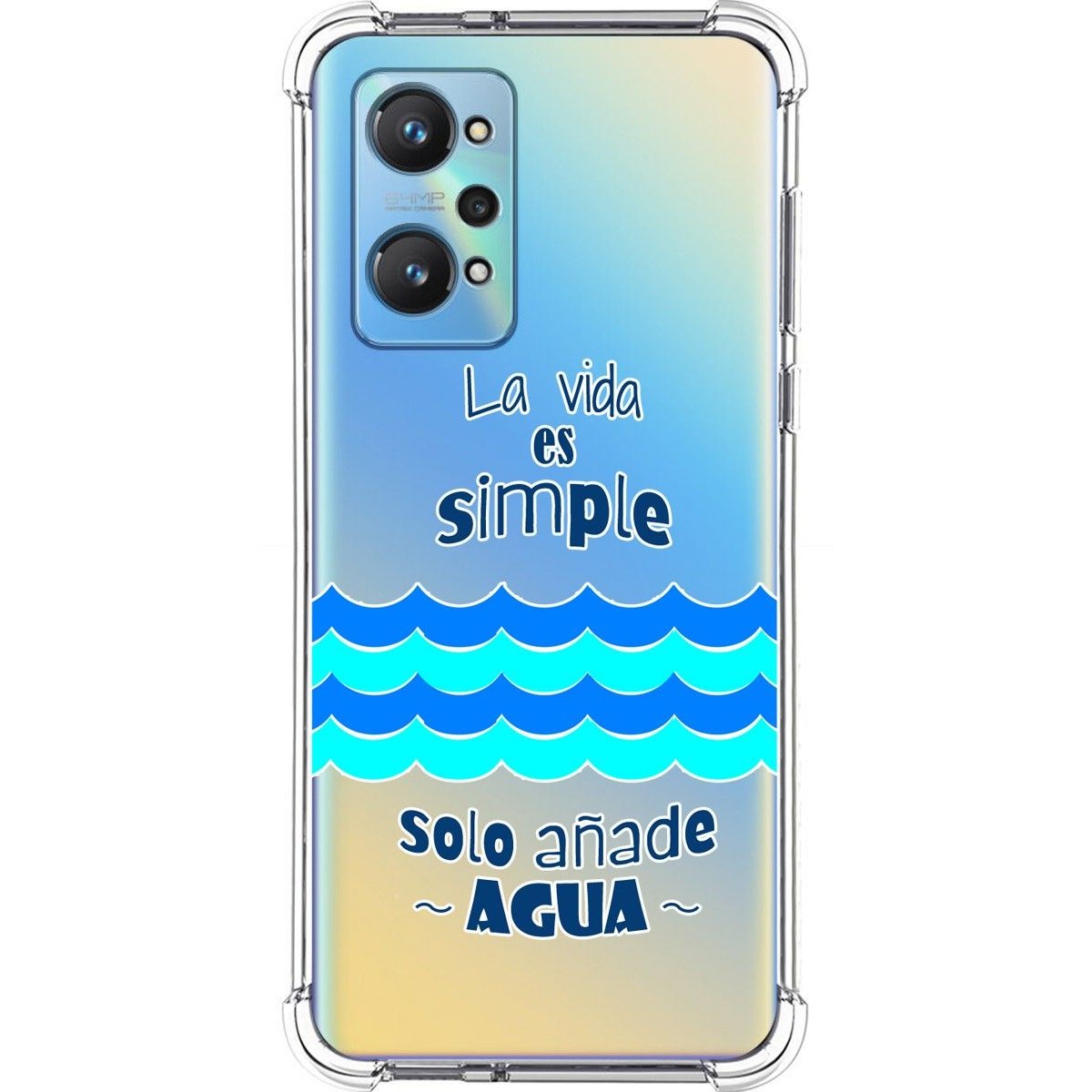 Funda Silicona Antigolpes para Realme GT NEO 2 5G diseño Agua Dibujos