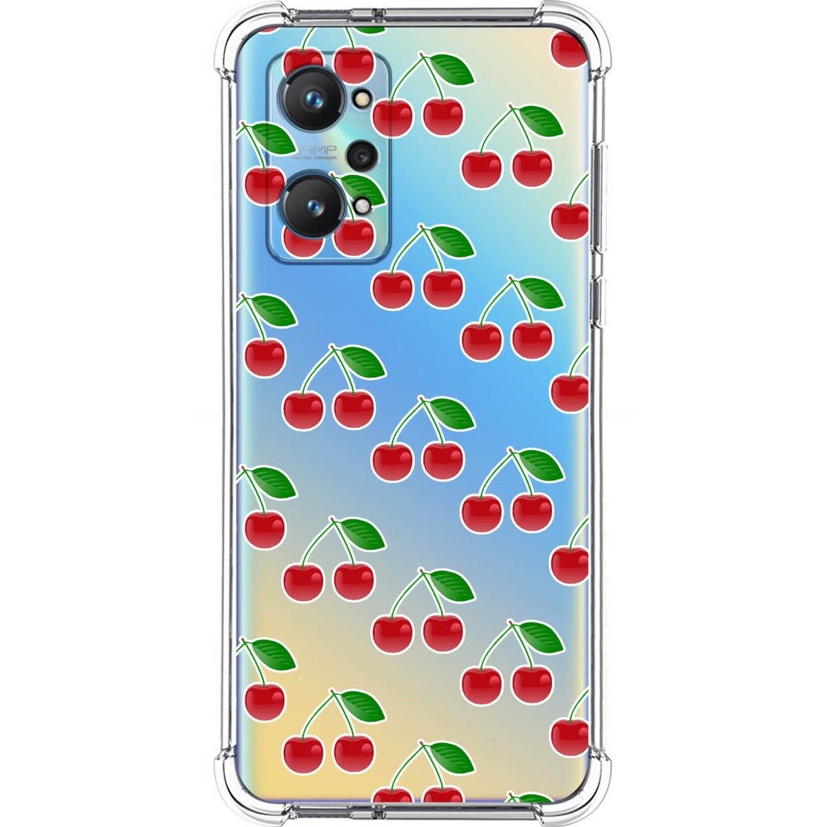 Funda Silicona Antigolpes para Realme GT NEO 2 5G diseño Cerezas Dibujos