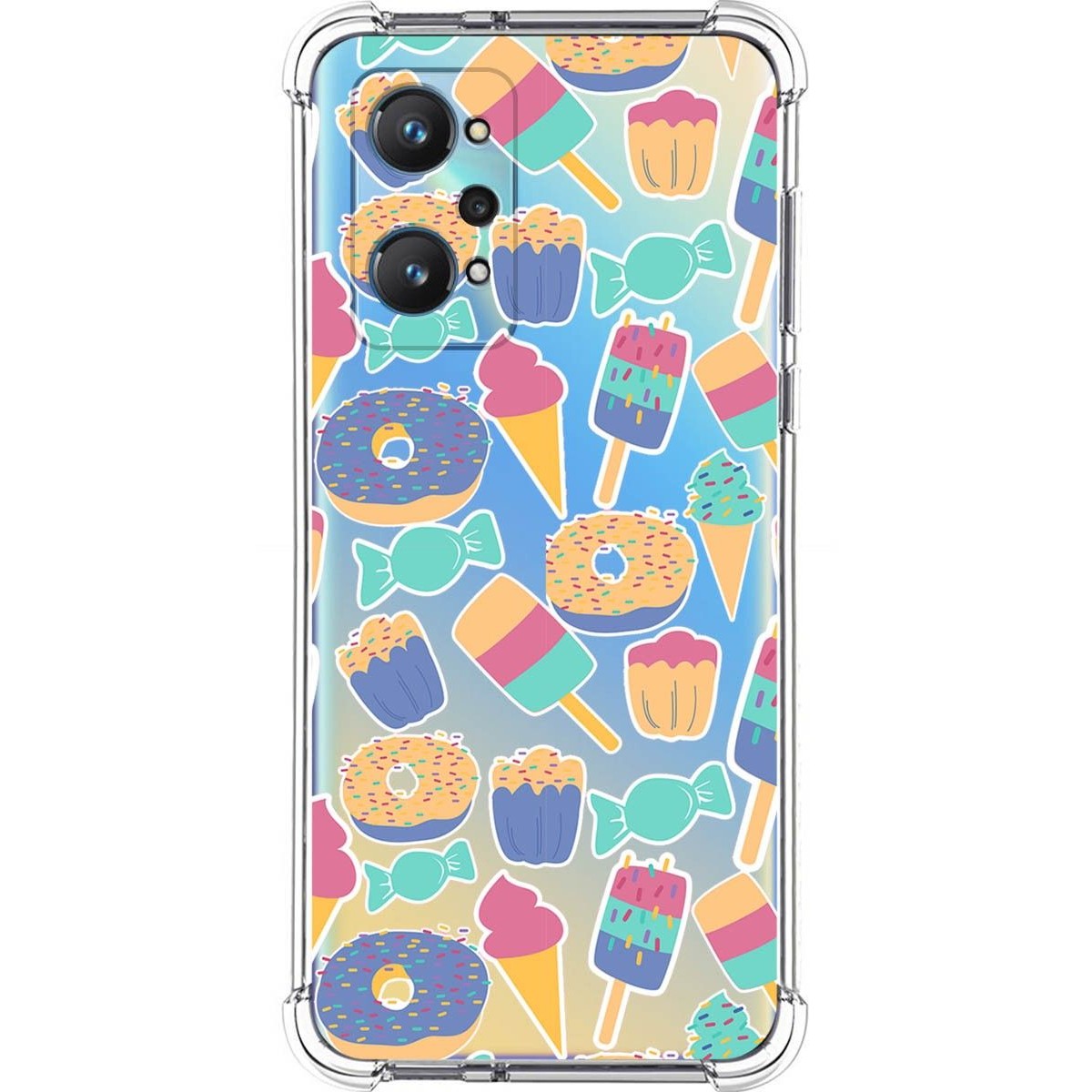 Funda Silicona Antigolpes para Realme GT NEO 2 5G diseño Dulces 02 Dibujos