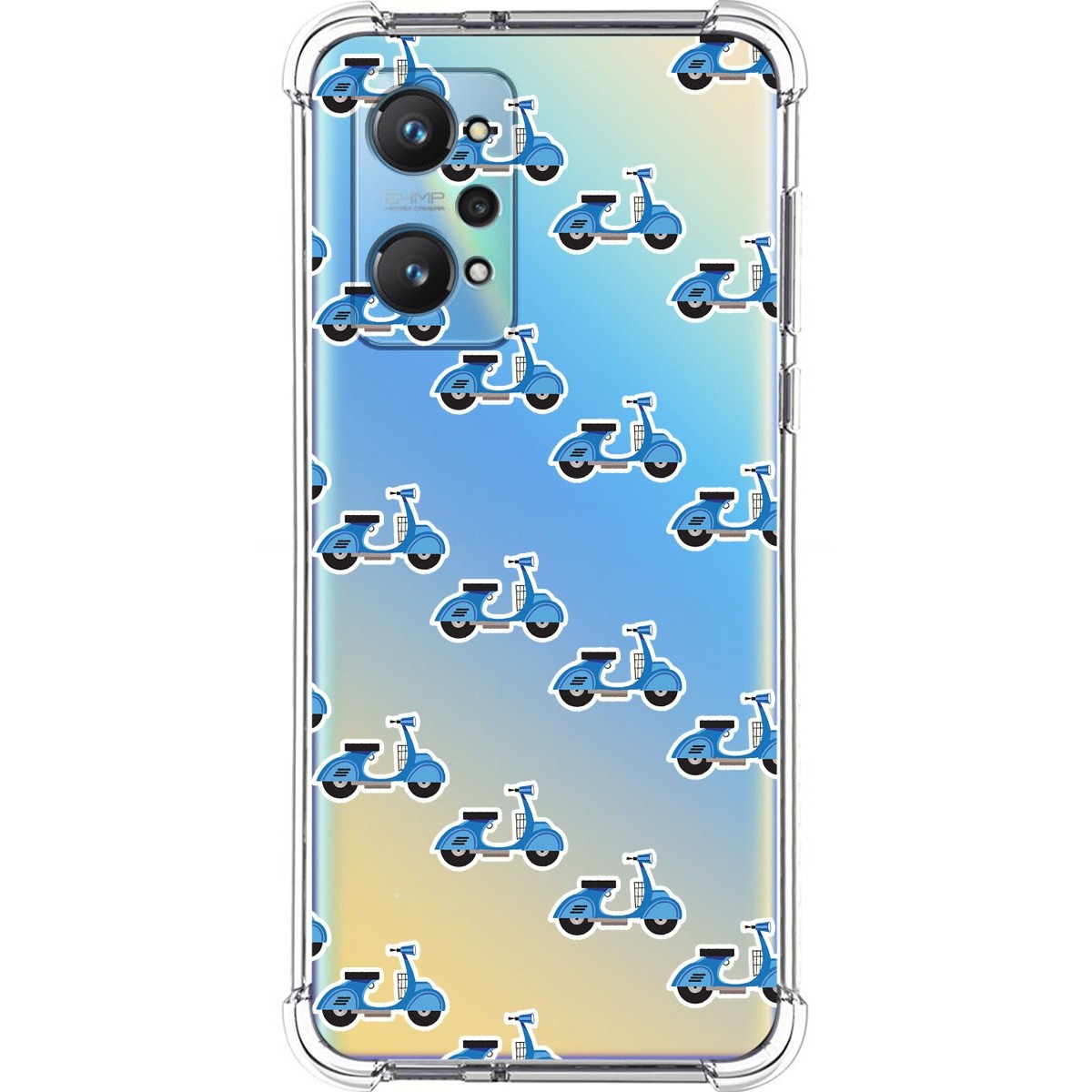 Funda Silicona Antigolpes para Realme GT NEO 2 5G diseño Scooter Dibujos