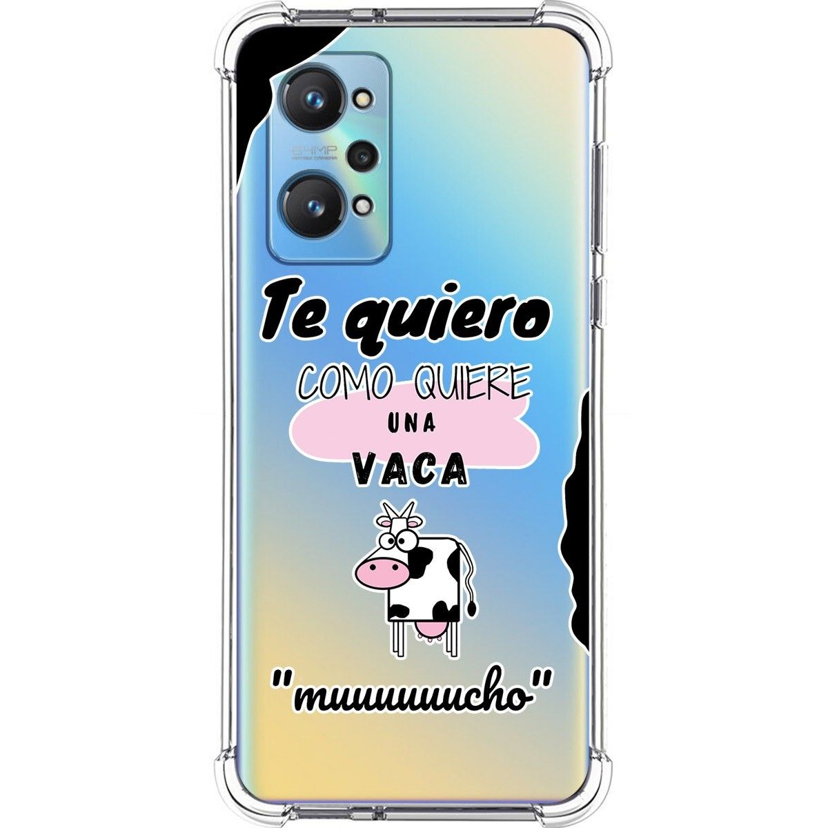 Funda Silicona Antigolpes para Realme GT NEO 2 5G diseño Vaca Dibujos