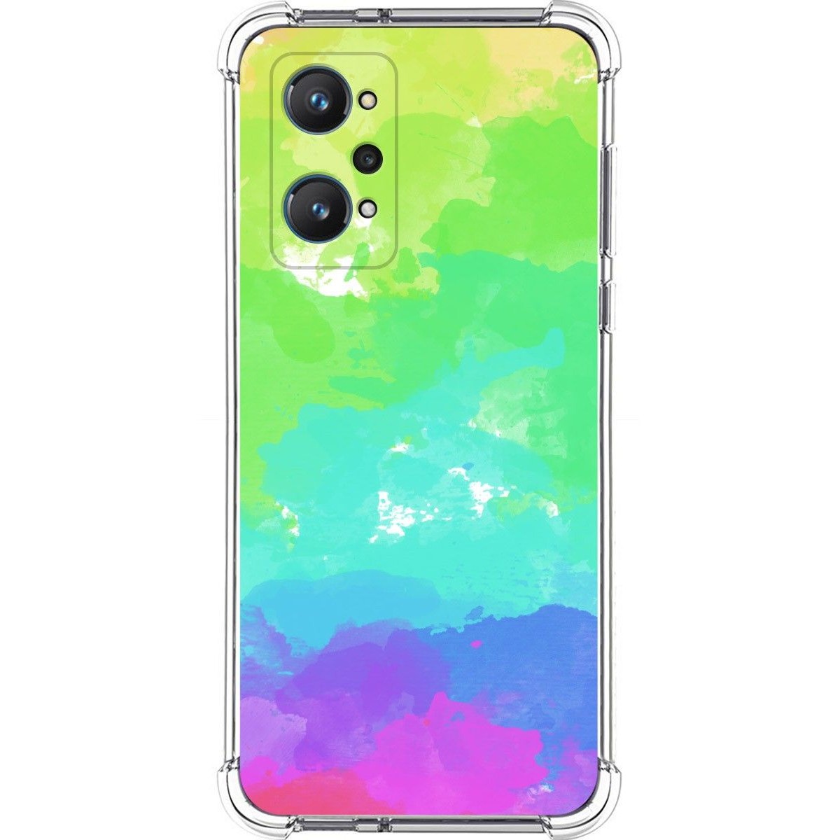 Funda Silicona Antigolpes para Realme GT NEO 2 5G diseño Acuarela 03 Dibujos