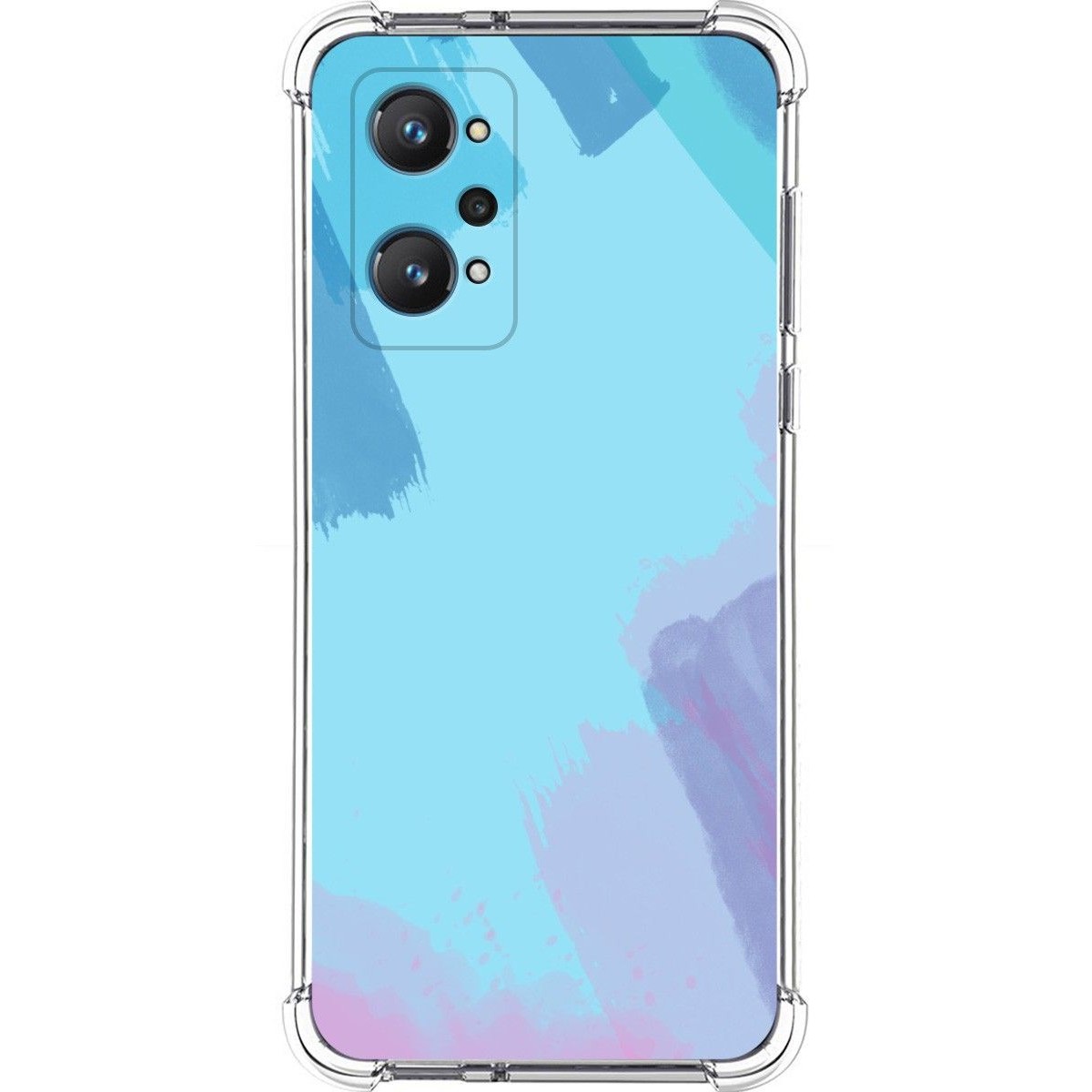Funda Silicona Antigolpes para Realme GT NEO 2 5G diseño Acuarela 10 Dibujos