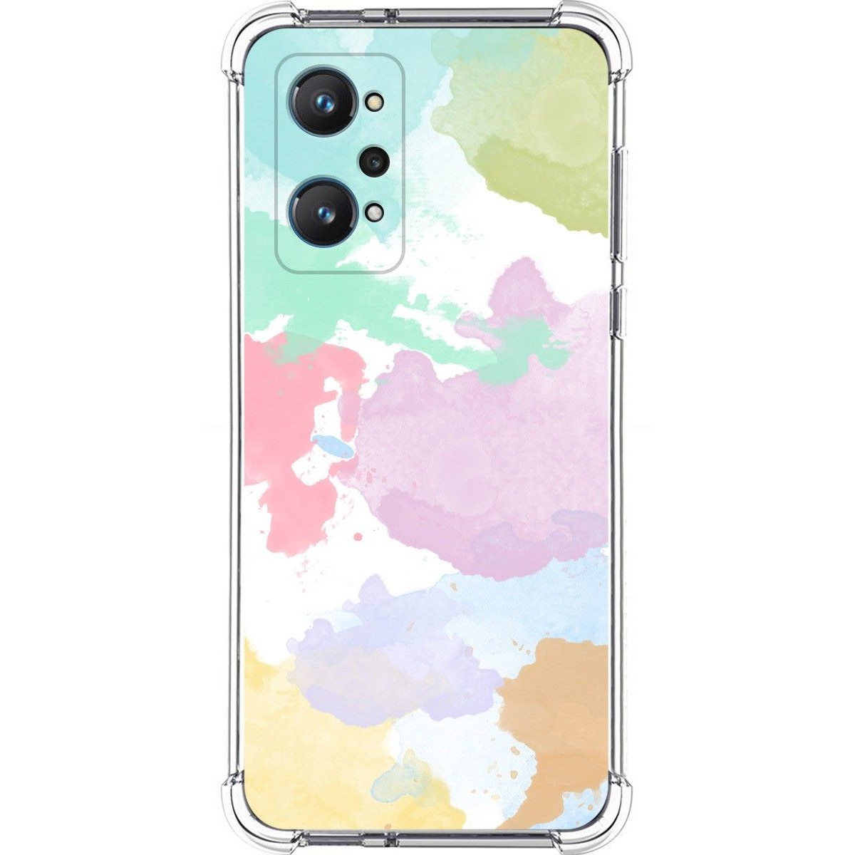 Funda Silicona Antigolpes para Realme GT NEO 2 5G diseño Acuarela 11 Dibujos