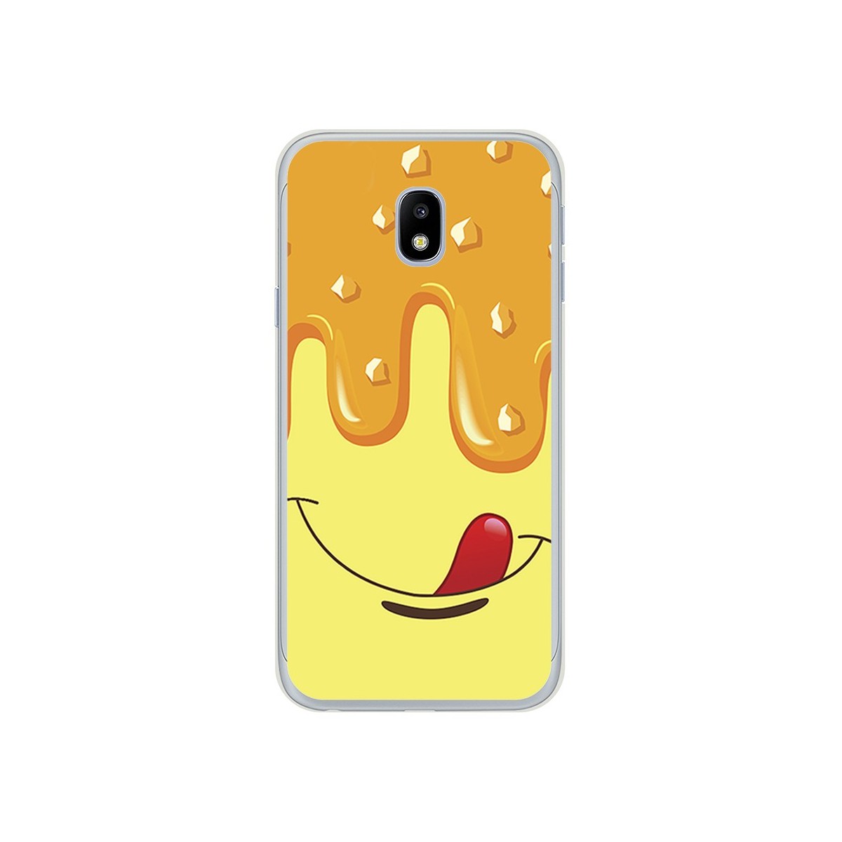 Funda Gel Tpu para Samsung Galaxy J3 (2017) Diseño Helado Vainilla Dibujos